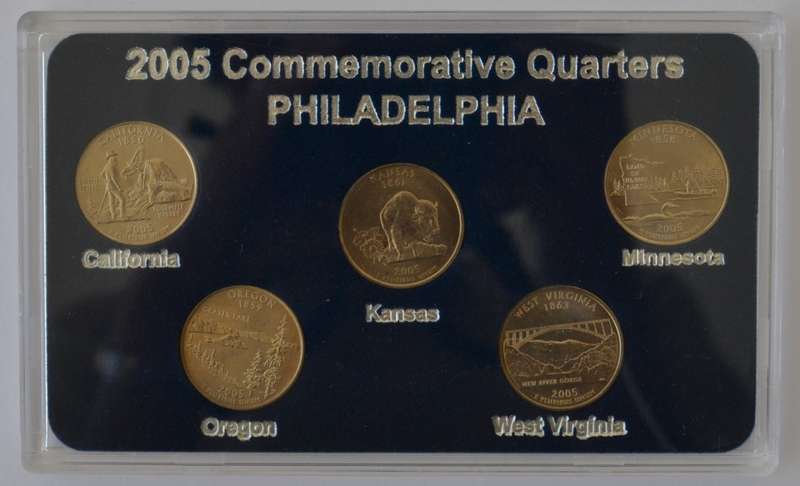 2005 USA 50 States Commemorative Quarters Philadelphia Mint as per photo