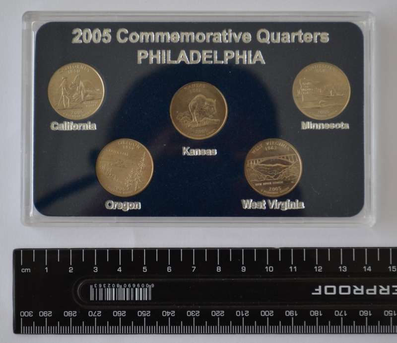 2005 USA 50 States Commemorative Quarters Philadelphia Mint as per photo