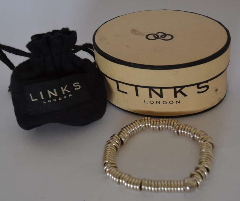 Links of London Sterling Silver Sweetie Bracelet 55g as per photo