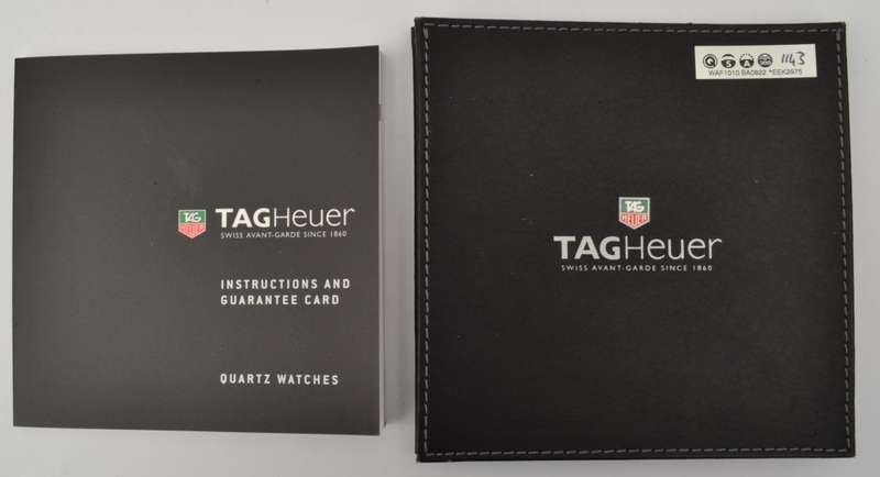 Tag Heuer Aquaracer Men`s watch 300 meters with Date WAF1010 EEK2975 with box & Papers as per photo