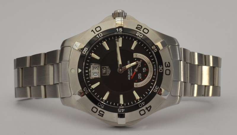 Tag Heuer Aquaracer Men`s watch 300 meters with Date WAF1010 EEK2975 with box & Papers as per photo