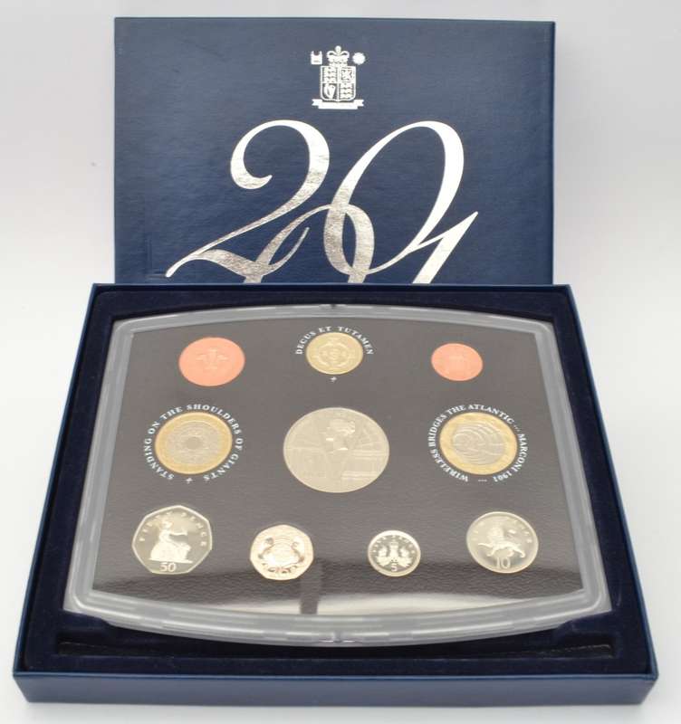 2001 United Kingdom Proof Set as per photo