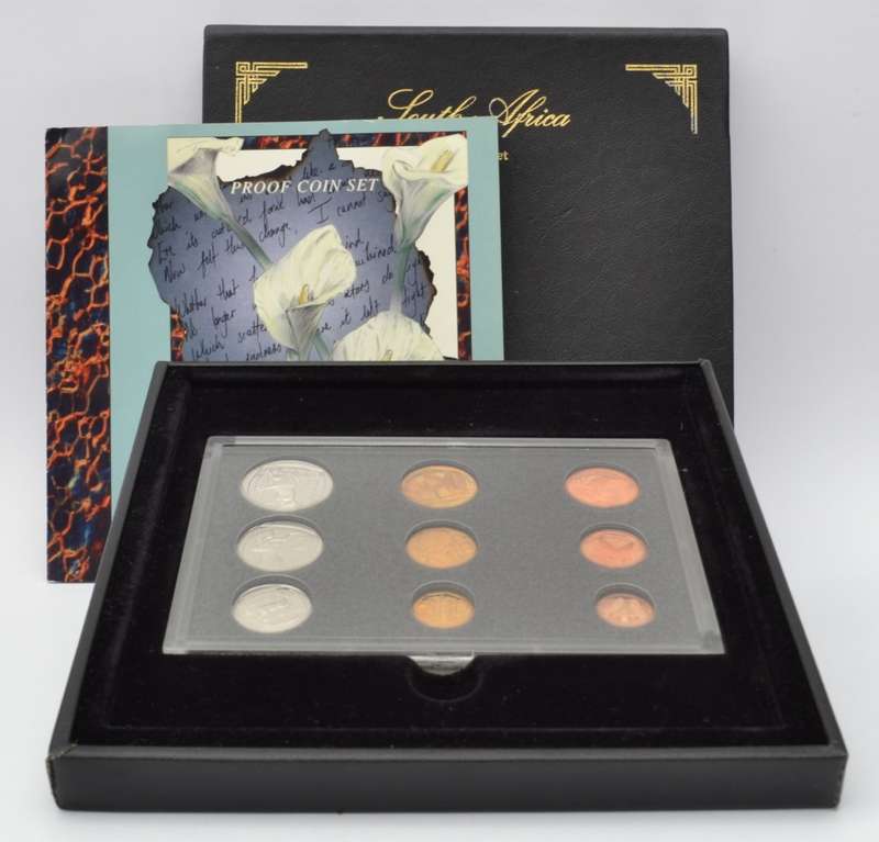 1997 South African Short Proof Set in Box as per photo