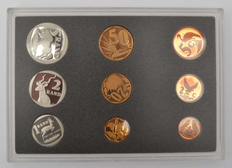 1997 South African Short Proof Set in Box as per photo