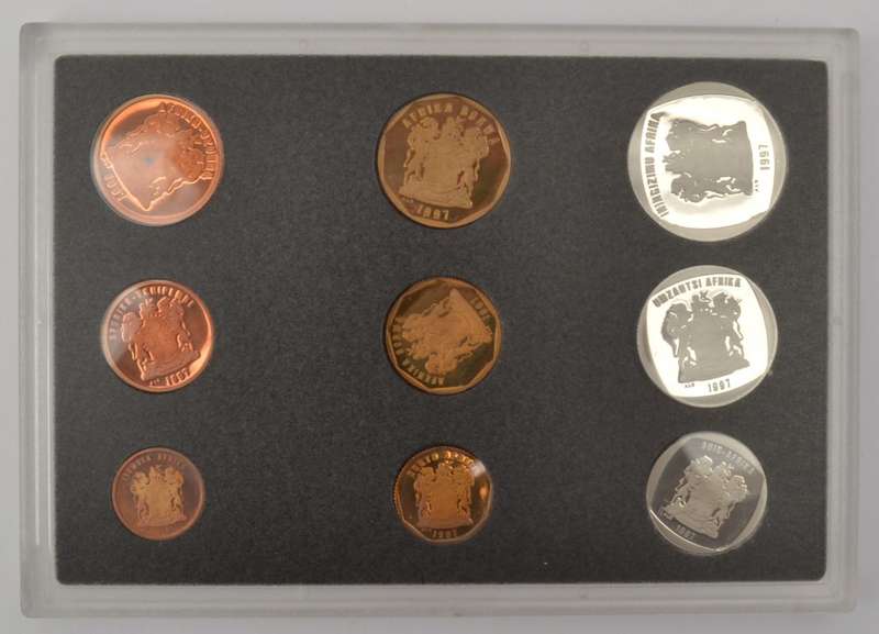 1997 South African Short Proof Set in Box as per photo