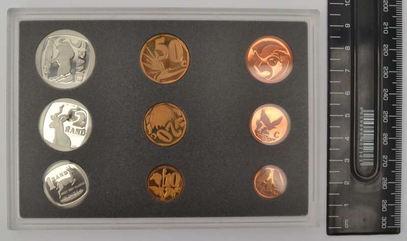 1997 South African Short Proof Set in Box as per photo