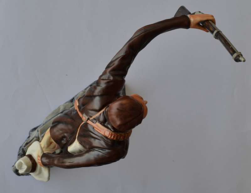 Michael Sutty Porcelain Figure(Boer War) Boer Celebration After the Battle of Amajuba 1881 as per ph