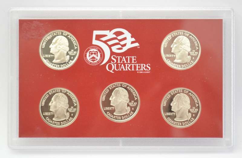 2006 USA Silver Quarters Proof Set as per photo