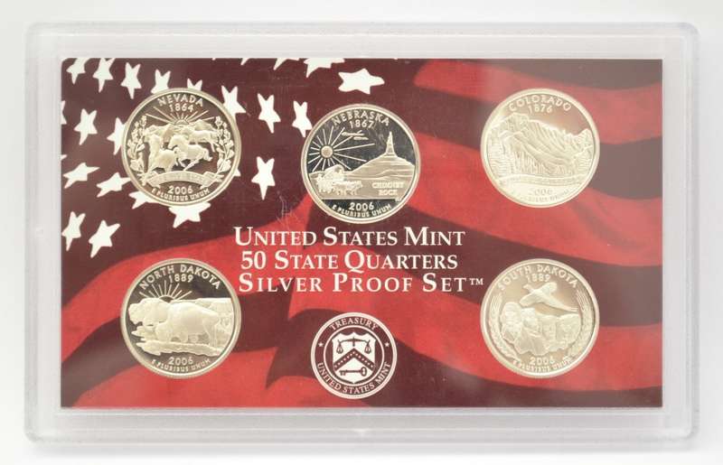 2006 USA Silver Quarters Proof Set as per photo