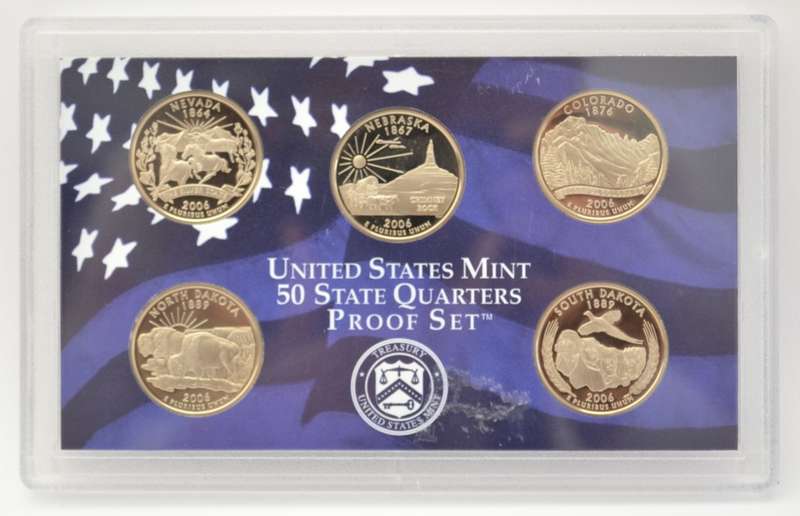 2006 USA Quarters Proof Set as per photo