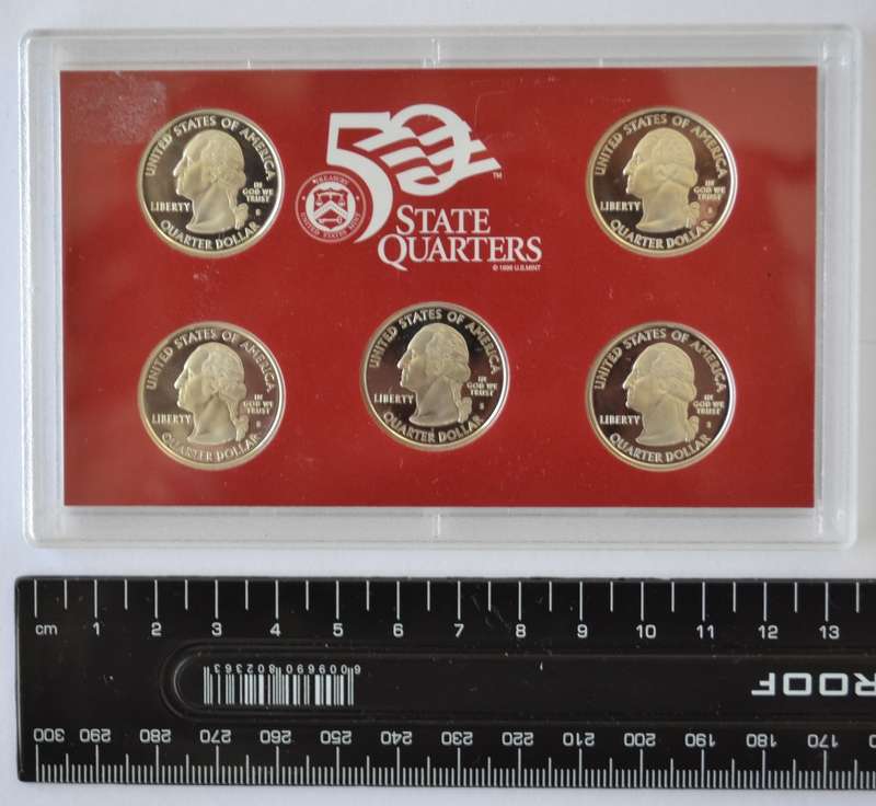 2005 USA Silver Quarters Proof Set as per photo
