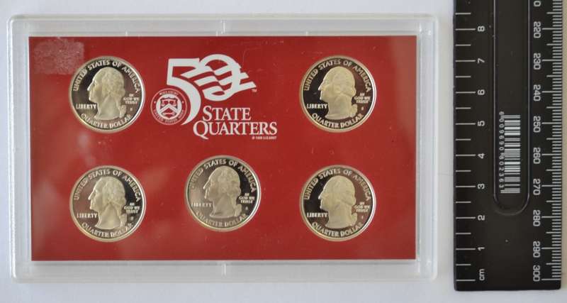 2005 USA Silver Quarters Proof Set as per photo