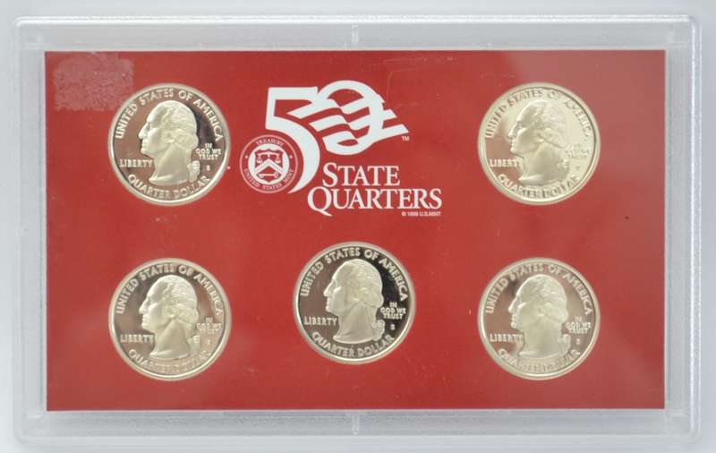 2005 USA Silver Quarters Proof Set as per photo