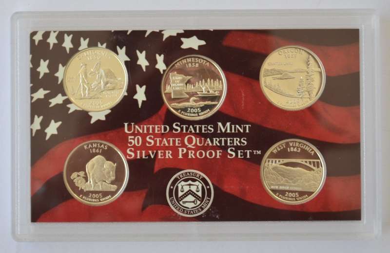 2006 USA Silver Quarters Proof Set as per photo