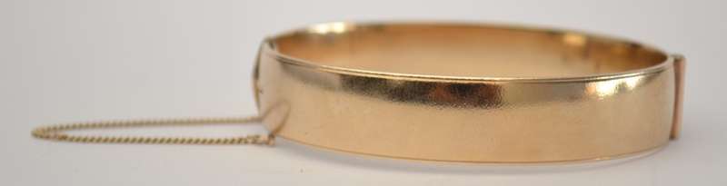 Vintage 9k Metal Core Bangle weight 34g as per photo