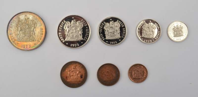 1973 SA Proof Set as per photo
