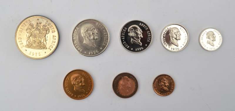 1976 SA Proof Set as per photo