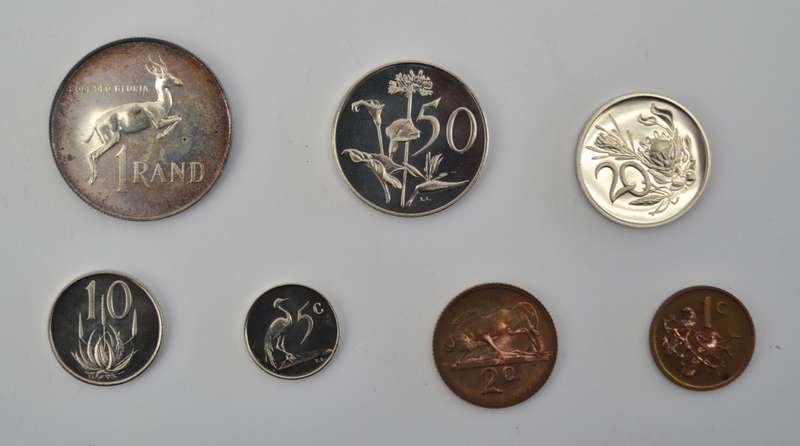 1968 SA Proof Set as per photo