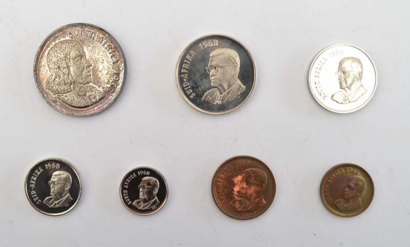 1968 SA Proof Set as per photo