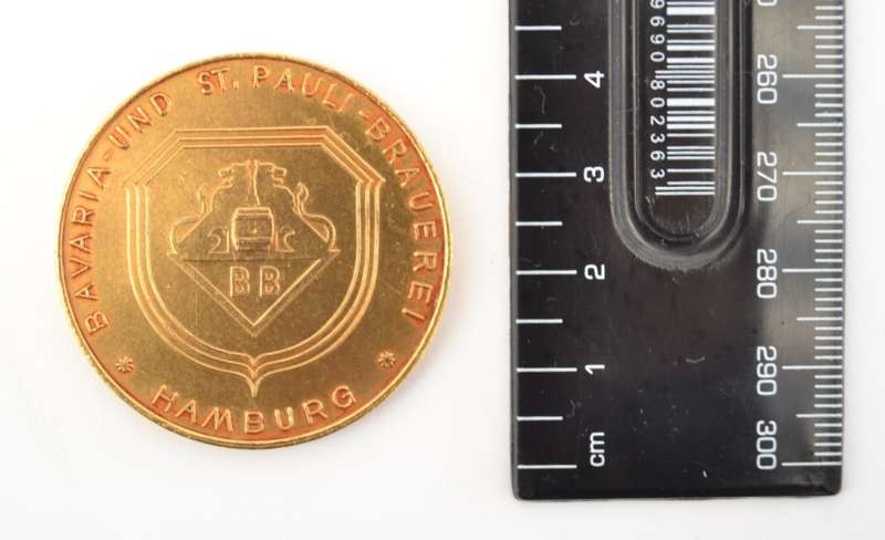 St. Paul Bavaria Beer Copper Medallion