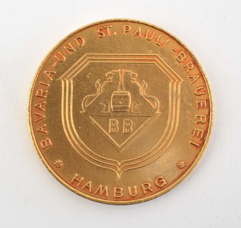 St. Paul Bavaria Beer Copper Medallion