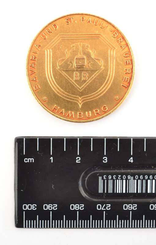 St. Paul Bavaria Beer Copper Medallion