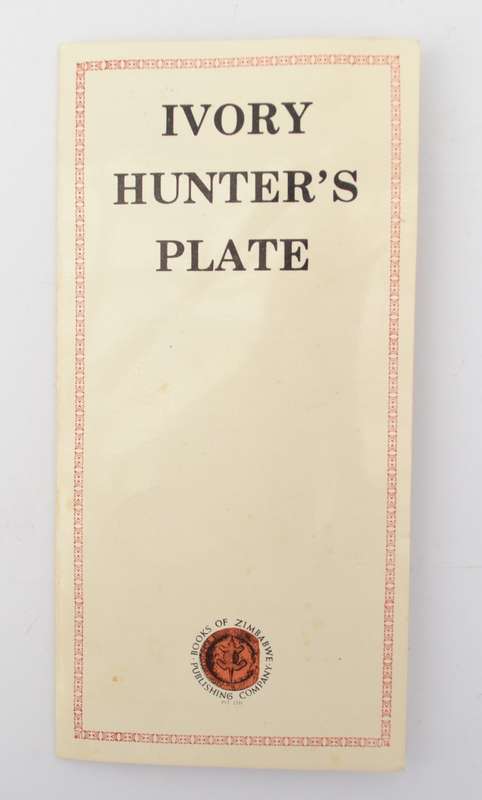 Hunters Plate-A shot from the saddle-from a pencil sketch by Thomas Baines weight 391g as per photo