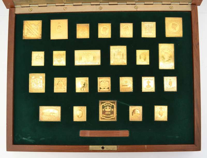 South African Heritage Stamp Collection in Sterling Silver total weight 347g as per photo