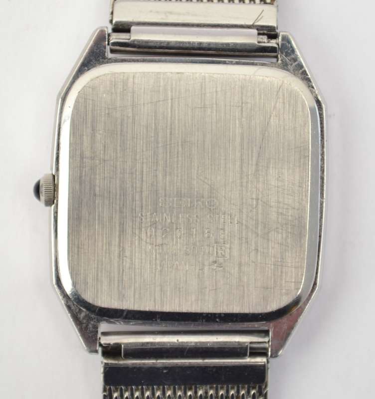 Seiko Unisex Stainless Steel Strap & date with adjustable strap
