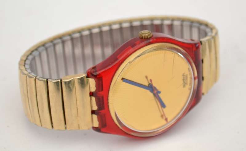 Vintage Unisex Swatch Watch 33mm Dial as per photo