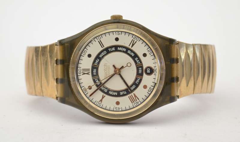 Vintage Unisex Swatch Watch 33mm Dial as per photo