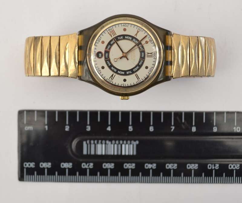 Vintage Unisex Swatch Watch 33mm Dial as per photo