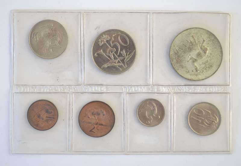 1968 SA Proof Set with Silver R1 as per photo
