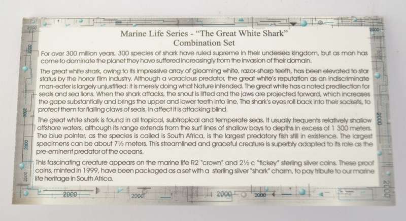 Silver Proof Set -  Marine Life Series