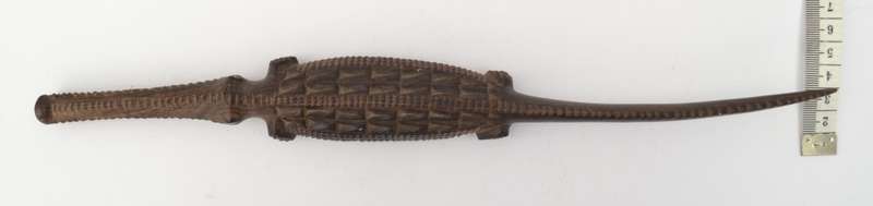 Vintage Africa Handcrafted Wooden Crocodile as per photo