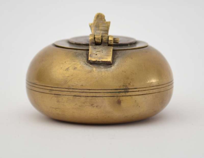Vintage brass travel ashtray as per photo