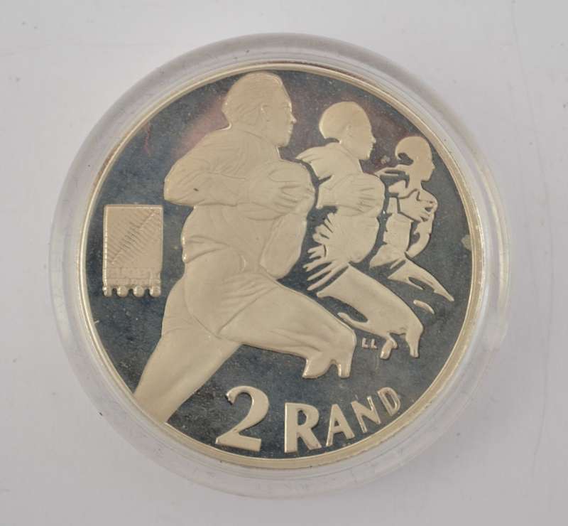 Commemorative Rugby World Cup Silver R2 weight 34g as per photo