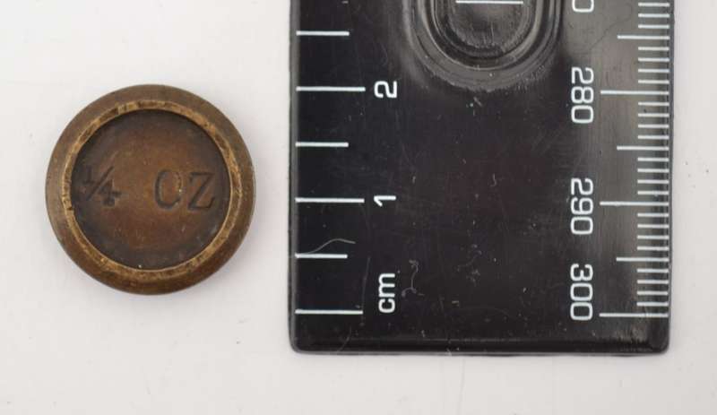 1/4 Ounce Vintage Weight as per photo