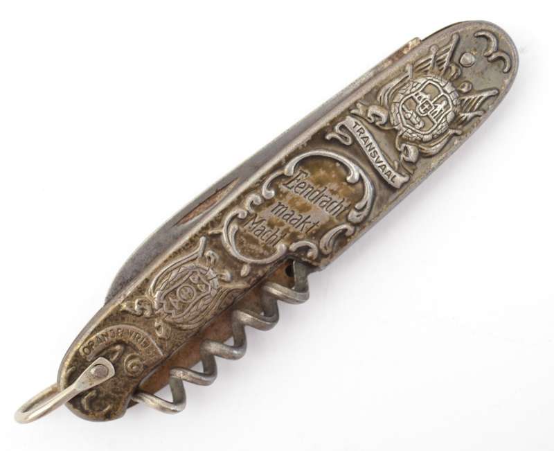 Eendracht Maakt Macht Tranvaal Kruger/Dewet Pocket Knife as per photo