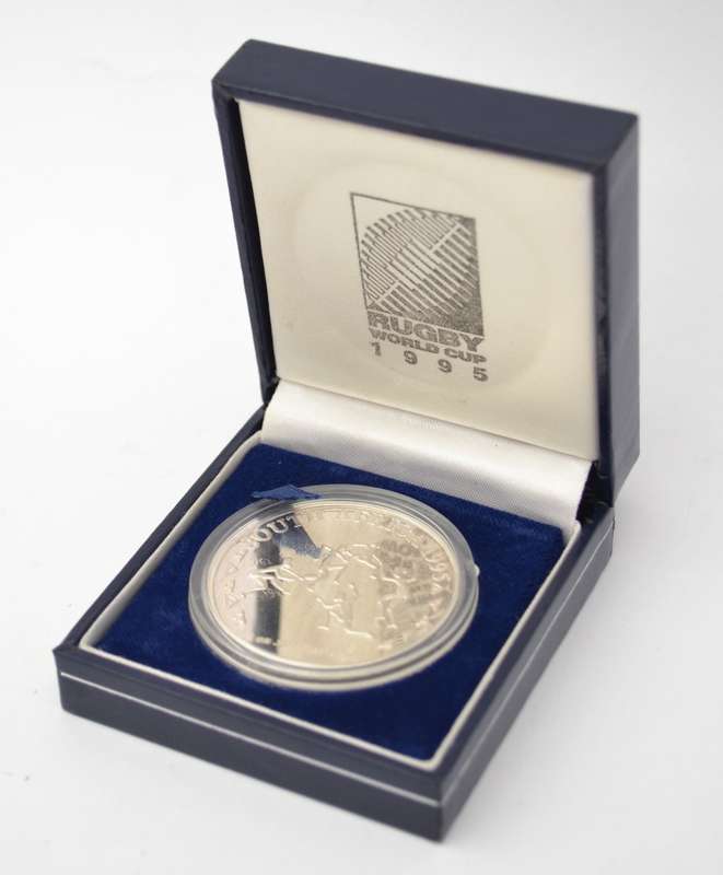 1995 Rugby World Cup 1 Oz Fine Silver Medallion