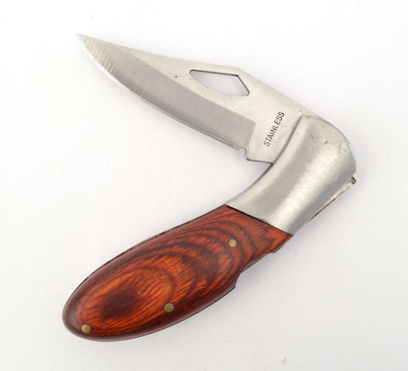 Stainless Steel Knife with wood handle as per photo