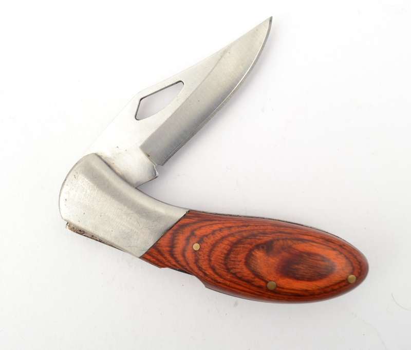 Stainless Steel Knife with wood handle as per photo