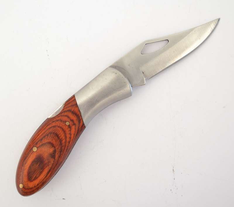 Stainless Steel Knife with wood handle as per photo