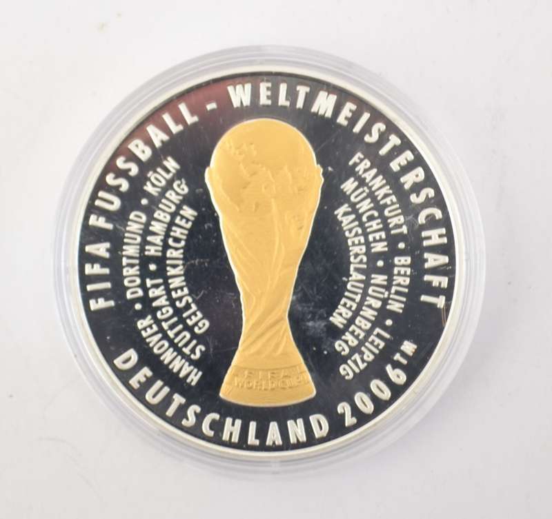 2006 German World Cup Silver Commorative Medallion weight 25g as per photo