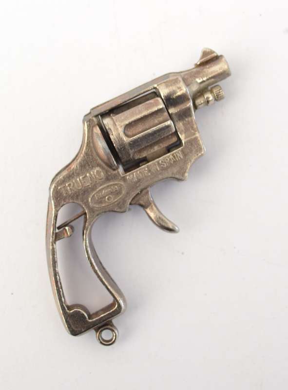 Vintage Midget Revolver Toy Cap Gun made in Spain 5cm as per photo
