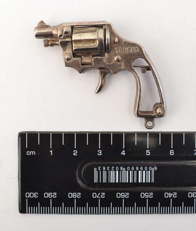 Vintage Midget Revolver Toy Cap Gun made in Spain 5cm as per photo