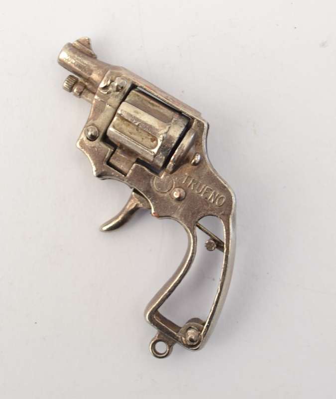 Vintage Midget Revolver Toy Cap Gun made in Spain 5cm as per photo