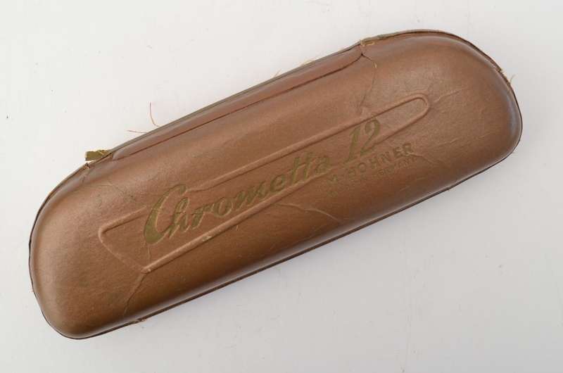 Vintage M. Hohner Chrometta Harmonica made in Germany 17cm as per photo