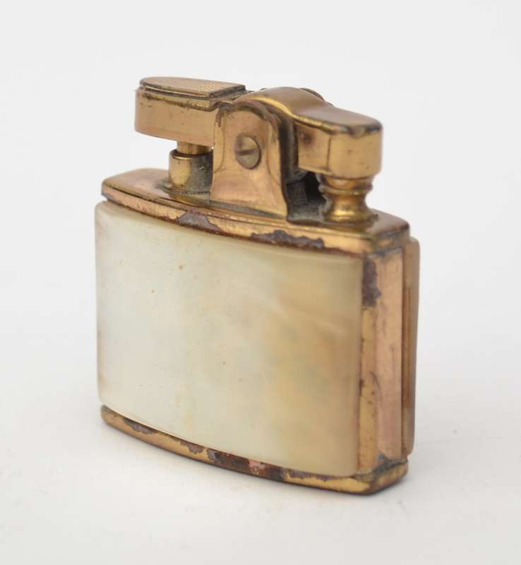 Mother of Pearl Marhill Compact, Comb & Lighter Set as per photo