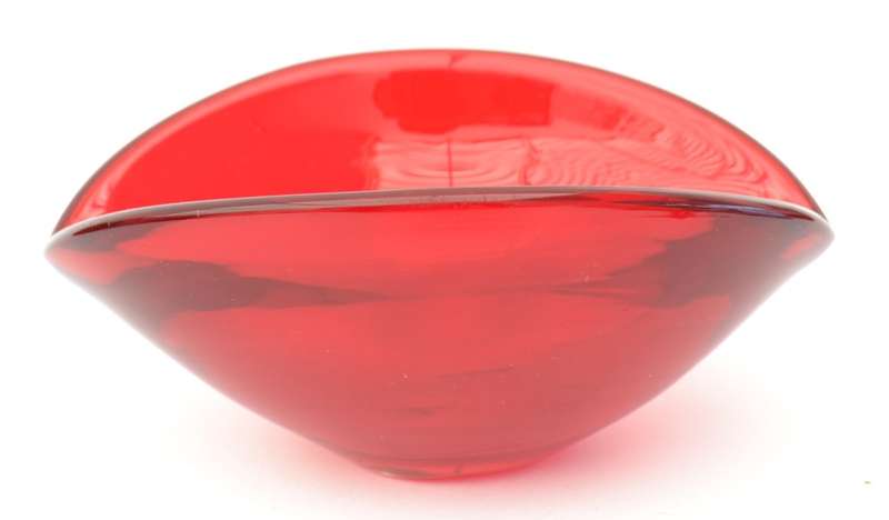 Vintage Murano Red Glass Bowl as per photo
